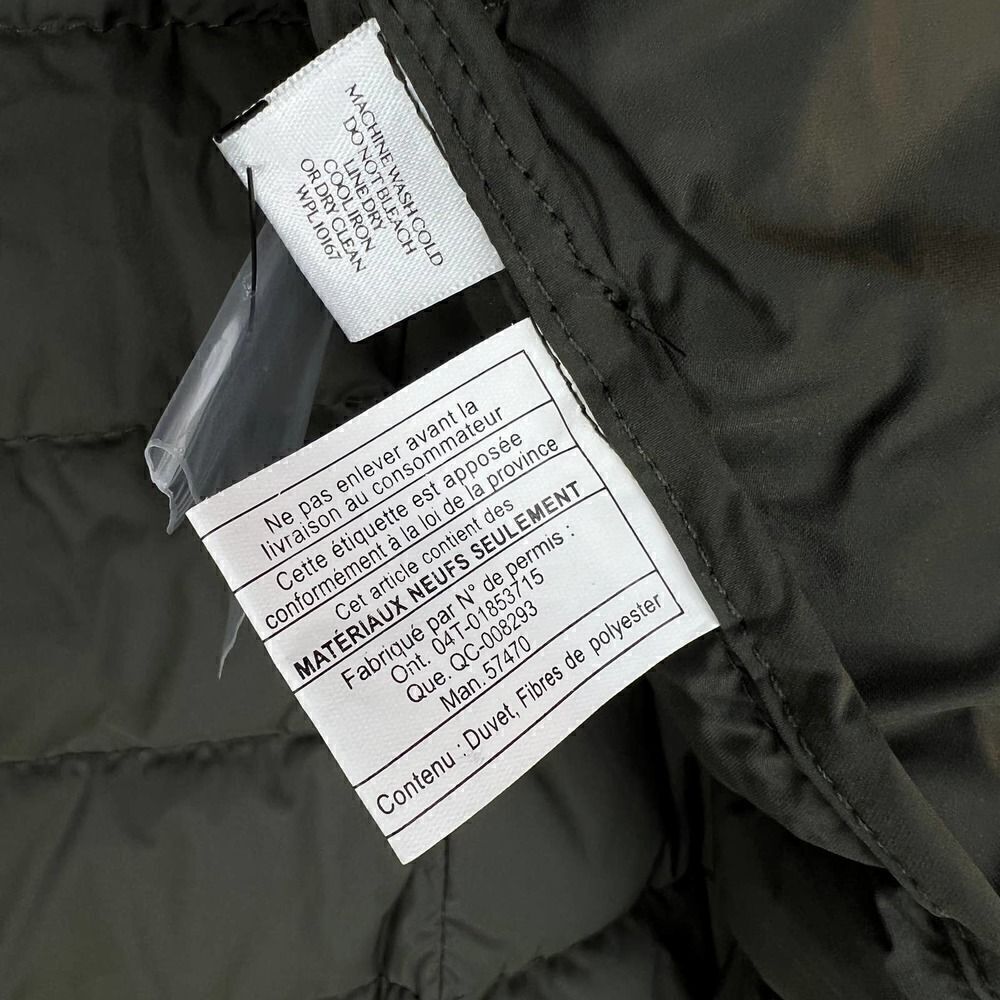 Dylan Gray Men Olive Green Shift Down Full-Zip Quilted Winter Puffer Jacket US L - Picture 12 of 13